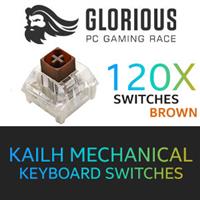 Glorious Kailh BROWN Mechanical Keyboard Switches
