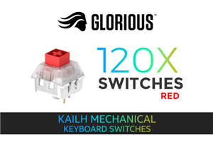 Glorious Kailh RED Mechanical Keyboard Switches