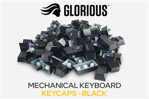 Glorious Mechanical Keyboard Keycaps - Black