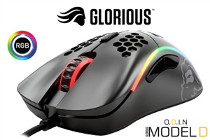 Glorious Model D Ergonomic Mouse - Matte Black