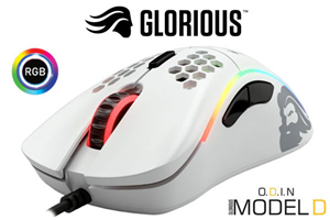 Glorious Model D Ergonomic Mouse - Matte White