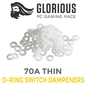 Glorious MX O-Ring Switch Dampeners Hard 70A 1.5m