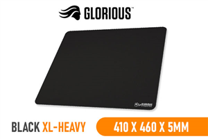 Glorious XL Heavy Gaming Mousepad - Black Edition