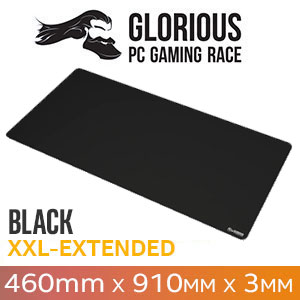 Glorious XXL Extended Gaming Mousepad - Black Edition