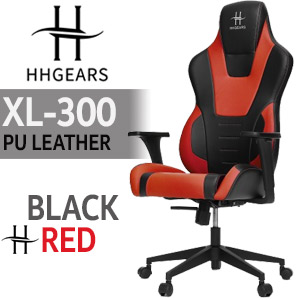 HHGears XL-300 Gaming Chair - Black/Red