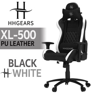 HHGears XL-500 Gaming Chair - Black/White