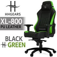 HHGears XL-800 Gaming Chair - Black/Green
