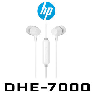 HP DHE-7000 Wired Earphone - White
