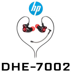 HP DHE-7002 Wired Earphone - Black