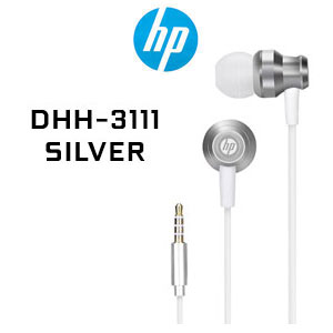 HP DHH-3111 Wired Earphone - Silver