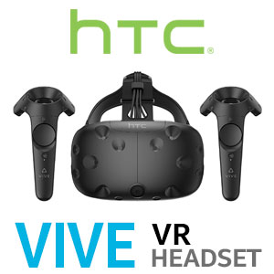 HTC Vive - Virtual Reality (VR) Headset / International plug required / Accessories Included