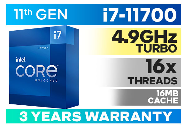 Intel Core i7-11700 - タブレット