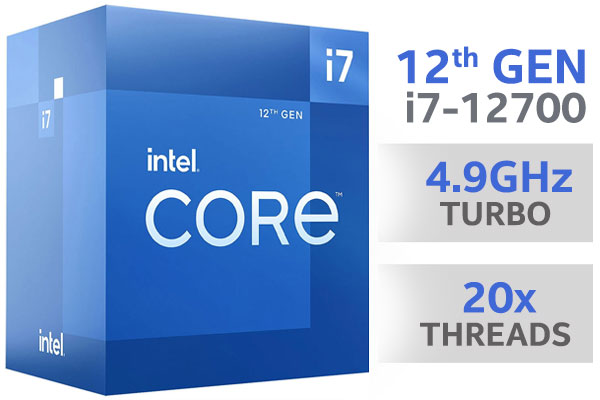 インテル INTEL CPU Core i7-12700 / 12/20 / 2.1GHz / 6xxChipset