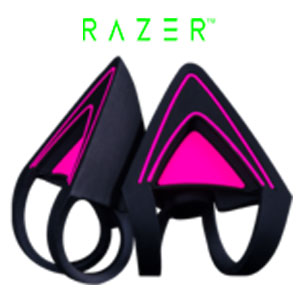 Kitty Ears For Razer Kraken Neon purple Gaming Headset
