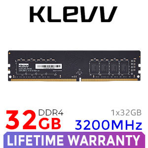 KLEVV 32GB 3200MHz DDR4 Desktop Memory