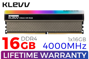 KLEVV CRAS XR RGB 16GB DDR4 4000MHz Memory Kit