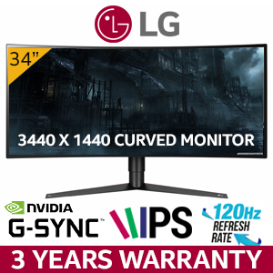 LG 34GK950G 34" Curved Gaming Monitor