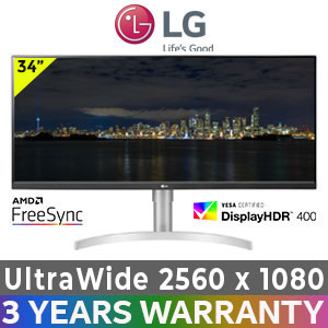 LG 34WN650-W 34" UltraWide IPS HDR Monitor