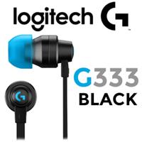 Logitech G333 Gaming Earphones - Black