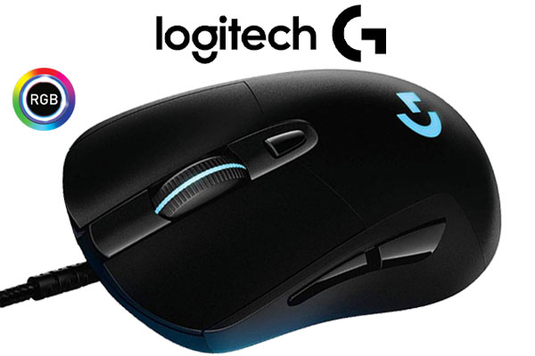 Logitech - G403 Hero Wired Optical Gaming Mouse - Black