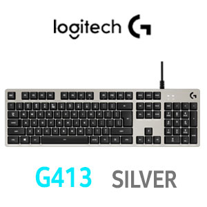 Logitech G413 Mechanical Gaming Keyboard Silver