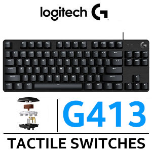 Logitech G413 TKL SE Mechanical Gaming Keyboard Black