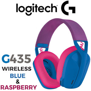 Logitech G435 Bluetooth Wireless Gaming Headset - Blue