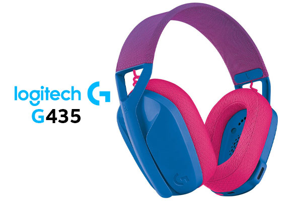 Logitech G435 Bluetooth Wireless Gaming Headset - Blue (Open Box)