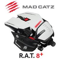 Mad Catz R.A.T.8+ Gaming Mouse - White
