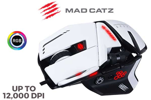 Mad Catz R.A.T.6+ Gaming Mouse White