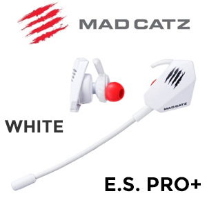 Mad Catz E.S. Pro+ Gaming Earbuds - White