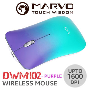 MARVO DWM102 Wireless Mouse - Purple