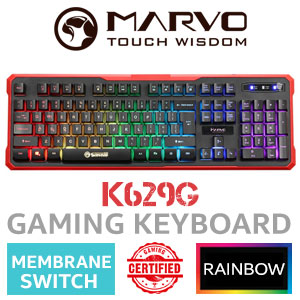 MARVO K629G Gaming Keyboard - Membrane Switch