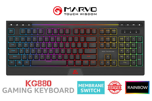 MARVO KG880 Membrane Gaming Keyboard