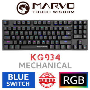 MARVO KG934 Mechanical Gaming Keyboard - Blue Switch
