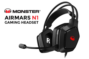 MONSTER Airmars N1 Gaming Headset - Black