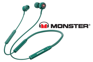 Monster Airmars SG03 Wireless Headphones - Green
