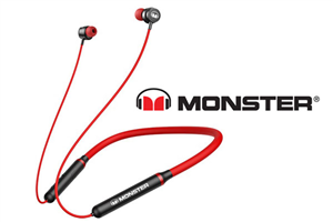 Monster Airmars SG03 Wireless Headphones - Red
