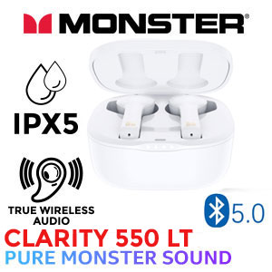 MONSTER Clarity 550 LT Wireless Earphone - White