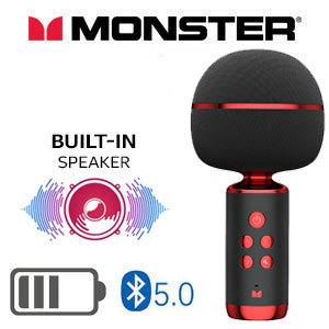 Monster M98 Mini Superstar Mircrophone - Black