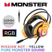 Monster Mission Bot Gaming Headset - Yellow
