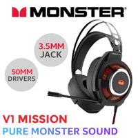 Monster Mission V1 Gaming Headset - Black