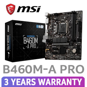 MSI B460M-A Pro Intel Motherboard