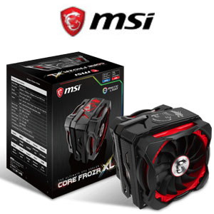 Msi Core Frozr Xl Cpu Cooler 120mm Fan Airflow Control Technology Easy To Install