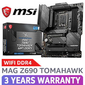 MSI MAG Z690 TOMAHAWK WIFI DDR4 Intel Motherboard