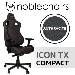 noblechairs EPIC Compact TX Fabric Anthracite Gaming Chair
