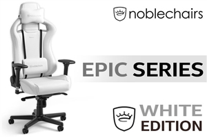 noblechairs EPIC Series Gaming Chair - White Edition