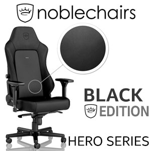 noblechairs HERO Series Gaming Chair - Black Edition