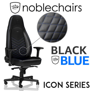 noblechairs ICON Series Gaming Chair - Black/Blue