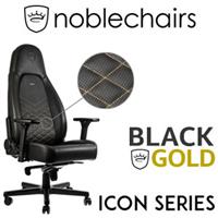 noblechairs ICON Series Gaming Chair - Black/Gold